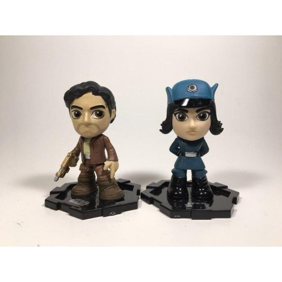 Funko Mystery Mini Star Wars The Last Jedi - Rose & Poe Dameron - Picture 1 of 2